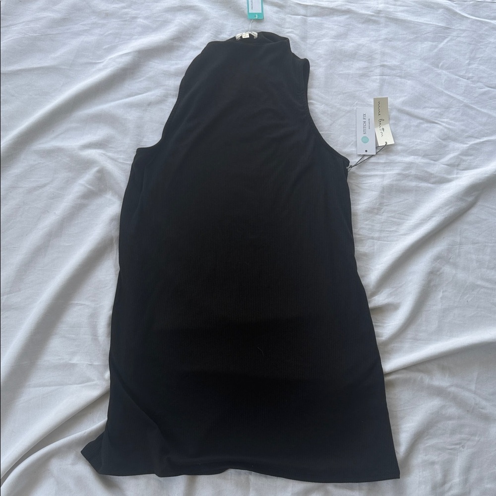 Nine Britton Rita Cowl Neck Black Dress